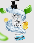 Top Dog Sampouan Skulou me Malaktiko kai Aroma Baby Powder 250ml